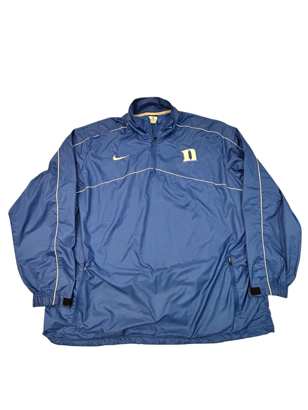 Nike Duke Blue Devils Pullover Qtr Zip Windbreaker Men’s XL Collegiate Casual